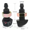 Adecuado para Subaru, Honda, Bmw, Buick, Chevrolet, Ford Boquillas de Chorro, Cabezales de Chorro Universales para Limpiaparabrisas Delantero