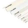 Tira de Borde en Forma de L de Aleación de Aluminio Estilo Crema Tira Protectora Anticolisión para Esquinas de Pared Tira de Cierre de Esquina Positiva Tira Decorativa para Azulejos de Ángulo Recto
