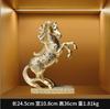 Decoração moderna e luxuosa de cavalo dourado criativo, armário de vinhos para escritório, abertura para sala de estar, entrada, cavalo para o sucesso, decoração para casa