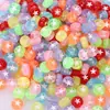 Miçangas do Alfabeto Inglês Feitas à Mão Miçangas Soltas Pulseira Colar Corrente de Celular Pingente Pulseira Acessórios de Joias DIY
