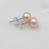 Pendientes de plata de ley S925 con perla de agua dulce de alta calidad Zhuji, ligeros y resistentes, para mujer, de estilo clásico y sencillo.