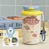 Nuevo aislamiento térmico y taza de enfriamiento texto actitud positiva súper buena regalo de invierno para chicas vaso de agua para salir estudiantes taza de café moderna