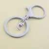 Conjunto de Três Peças com Fecho Lagosta Pintado Anel de Figura Oito de Metal Argola Plana Chaveiro Joias DIY Chaveiro Atacado