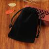 Bolsa de franela con cordón Joyería Teléfono móvil Joyería Bolsa de almacenamiento para auriculares electrónicos Espejo cosmético Bolsa de franela