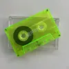 45 Minutos de Nova Fita Transparente Colorida, Fita em Branco, Cassete Repetidor Walkman, Carcaça de Fita