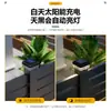Nuevas luces solares para pilares para patios exteriores y villas, luces empotradas para vallas, apliques de pared para exteriores a prueba de lluvia