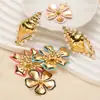 Colgante de Acero Inoxidable con Forma de Estrella de Mar y Flor de Caracola para Pendientes DIY, Accesorios de Joyería al por Mayor