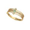 Pulsera Europea y Americana Transfronteriza de Venta Caliente Exagerada Retro Francesa Popular Acero de Titanio Personalidad Moda Edición Ancha Nicho 18K