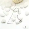 Pendientes coreanos sencillos de línea larga para orejas, bolsa de oro de 24 quilates, accesorios para pendientes, accesorios de joyería de bricolaje, materiales hechos a mano al por mayor