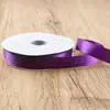 Cinta de Raso de Color Puro de 2.5cm Cinta de Poliéster 80 Yardas Ramo de Flores Paquete Cinta de Flores Cinta Cinta para Empaque de Pastel Lazo