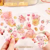 Pegatinas Creativas de Dibujos Animados para Estudiantes Mascotas Lindas Impermeables Autoadhesivas Pegatinas para Diario DIY Pegatinas Decorativas para Taza de Agua Funda de Teléfono Móvil
