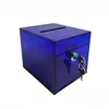 Caja de Donación Benéfica, Caja de Dinero Transparente de Acrílico, Caja de Sugerencias Conveniente, Caja Cuadrada para Recolección de Sugerencias con Candado