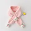 Bufanda Infantil Bebé Otoño e Invierno Conjunto de Cuello de Felpa para Niñas Bufanda de Cuello Gruesa de Invierno para Niñas 2024 Nuevo Protector de Cuello para Bebé
