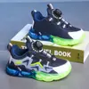 Zapatos infantiles transfronterizos primavera y otoño nuevos zapatillas deportivas transpirables zapatos de malla para niños niños de 6 a 12 años niñas zapatillas de correr versátiles de moda