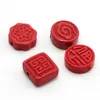 Novo cinnabar cor original caractere fu Yunxiang costas Nuvem pulseira DIY pendente de carro joias acessórios de contas contas soltas atacado