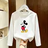 Camiseta de manga larga para niño 2026 nueva ropa de primavera y otoño para niños, camiseta básica de algodón puro para niño, top estiloso para niños mayores