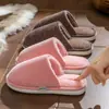 Pantuflas de Algodón al por Mayor para Mujer Invierno 2025 Nuevas Pantuflas de Algodón para el Hogar para Parejas Hogar Interior Antideslizantes Pantuflas de Lana para Hombre Otoño e Invierno