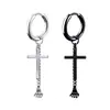 Pendientes de Clip para Oreja sin Agujero Pendientes de Aro Cruzados Pendientes Colgantes de Garra de Mano Fantasma para Hombres y Mujeres Pendientes Largos de Rock Europeos y Americanos