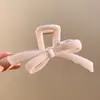 Pinza Grande Acrílica de Lazo Sencillo para Cabello con Mucho Volumen, Pinza Tiburón de Alta Gama Estilo Coreano para la Parte Posterior de la Cabeza