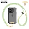 Lanyard para teléfono móvil con explosiones se puede colgar en la espalda cuerda ajustable para colgar en el cuello cuerda tejida corta para la muñeca anti-pérdida venta al por mayor de fábrica