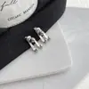 Pendientes de Garra a Cuadros, Pendientes Vintage para Hombre, Novedad 2025, Estilo Fresco de Verano para Hombre, Pendientes de Nicho de Alta Gama