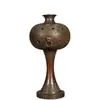 Estufa Antiga com Padrão Han Flor de Ameixa Incenso de Sândalo para Interior Escritório Zen Queimador de Incenso Antigo de Cintura Alta Ornamentos de Estufa de Alto Padrão