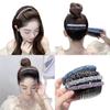Peine para Recoger el Cabello Suelto, Peine de Cabello con Pedrería, Pinza para Flequillo Llena de Diamantes, Peine de Cabello Colorido, Pasador, Pinza para Pasador, Accesorio para el Cabello