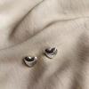 Exagerado corazón de amor DIY pulsera collar accesorios acero de titanio oro 18K simple moda amor aretes aretes