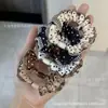 Sanrio Encaje Flor Intestino Grueso Cuidado del Cabello Banda para el Cabello Linda Caricatura Corazón de Niña Pequeña Fresca Dulce Anillo de Intestino Alta Elasticidad