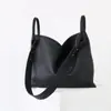Nova Bolsa Tote para o Dia a Dia em Couro Bovino de Primeira Camada com Formato de Argola e Rede, Bolsa Feminina de Grande Capacidade com Acabamento de Luxo, Bolsa de Ombro Único