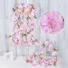Venta al por mayor de fábrica, nueva flor de cerezo, simulación de vid, flor falsa, decoración de boda, accesorios de decoración para el hogar