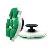 Encantos para Zapatos de Goma Suave Pvc con Tema de Reciclaje de la Tierra Ecológico Accesorios Transfronterizos Verdes de Caridad para Zuecos Hebillas de Zapatos para Armar al por Mayor