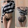 Shuoyao nueva ropa interior sexy de encaje puro para mujer, caliente, hueca, con cordones, transpirable, calzoncillos sin costuras B31