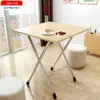 Mesa mesa dobrável pequeno apartamento mesa de jantar mesa de jantar quarto dormitório mesa de estudo mesa quadrada externa dobrável multifuncional
