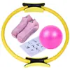 Calcetines de Pilates Yoga Numbwin Juego de Cuatro Piezas Set de Fitness para Interiores y Exteriores Equipo Pequeño para Moldear el Cuerpo Transfronterizo