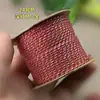 Cuerda de mano tejida con hilo de algodón con adición de oro de 1.8 mm, cuerda para jugar Wen, no elástica, resistente al desgaste, cuerda DIY, borla de bodhi, punta