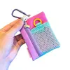 Súper útil monedero mini cordón para teléfono tarjetero multifuncional colgante llave audífono bolsa cuadrada pequeña portátil