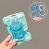 Verano Simple Nuevo Anillo para el Cabello de Línea Telefónica Cuerda para el Cabello Moño Cuerda para el Cabello Alta Elasticidad Cabello de Mujer Adorno para el Cabello