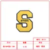 Patches de Letras Bordados Planos Personalizados Inglês Transfronteiriços Mais Vendidos Acessórios para Roupas, Sapatos e Chapéus Patches Bordados Decorativos