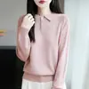 Tejido de Lana Fina con Hombros Calados de Ganchillo Versátil para Mujer Primavera y Otoño Simple y Elegante Calados de Ganchillo