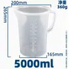 Vaso de plástico taza medidora cilindro graduado 50 100 150 250 500 1000ml tazas graduadas engrosadas de varias especificaciones
