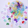 Accesorios mixtos de esmalte de colores, 20 gotas de agua de mariposa, joyería de luna, material DIY, pulsera hecha a mano, colgante, collar, accesorios