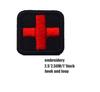 Pegatina para bolsa de rescate al aire libre Haike, insignia médica táctica cruzada, sello de mochila de rescate de emergencia, sello de velcro bordado
