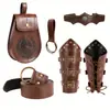 Cinturón Medieval Vikingo Renacentista Transfronterizo Pulsera Retro Disfraz de Cosplay de Halloween Bolso de Cintura para Vestido