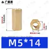 Coluna Hexagonal de Cobre de Passagem Dupla M2.5~M8 Coluna Hexagonal Oca de Passagem Direta Coluna Espaçadora de Suporte para Placa de Circuito Impresso Coluna de Parafuso de Latão