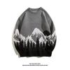 Suéter masculino outono e inverno Novo estilo retrô americano preguiçoso senso de design nicho Ruan casaco suéter com capuz bonito