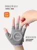 Guantes de Fitness Deportivo Medio Dedo Hombres Mujeres Barra de Dominadas Equipo de Dominadas Muñequeras Antideslizantes Guantes Antiburbujas
