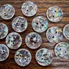 Accesorios Transparentes de Lentejuelas Brillantes Botones Pequeños Decoraciones para Zapatos Hechos a Mano DIY Botones para Camisas Suéteres Cárdigans