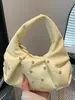 Bolso Estilo Coreano con Adornos de Pedrería Personalizados, Nuevo Modelo Verano 2026, Diseño de Color Sólido, Bolso de Hombro y Axila Moderno y Elegante