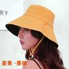 Sombrero de pescador de ala ancha sombrero de sol de doble cara para hombres y mujeres sombrero de protección solar combinable para todo sombrero de montañismo para exteriores se puede imprimir y bordar logo